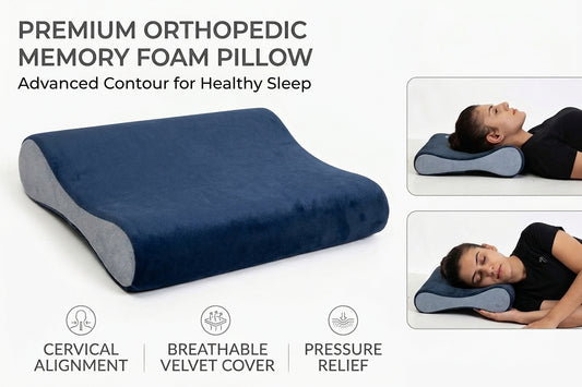 Cervical Pillow for Neck & Shoulder Pain Relief — Orthopedic Contour Support