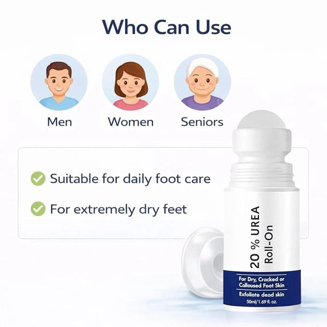 GorEX 20% Urea Foot Cream Roll-On — Cracked Heel Repair (Pack of 1)