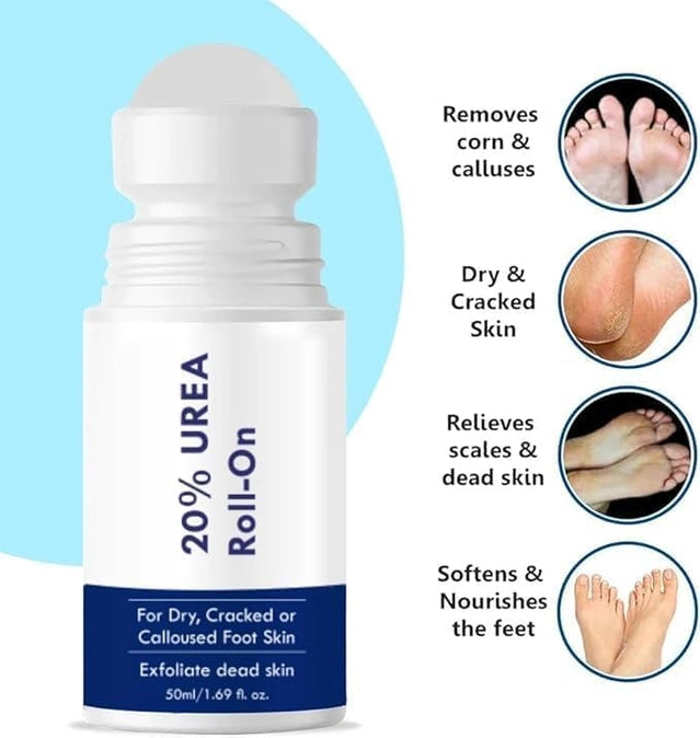 GorEX 20% Urea Foot Cream Roll-On — Cracked Heel Repair (Pack of 1)