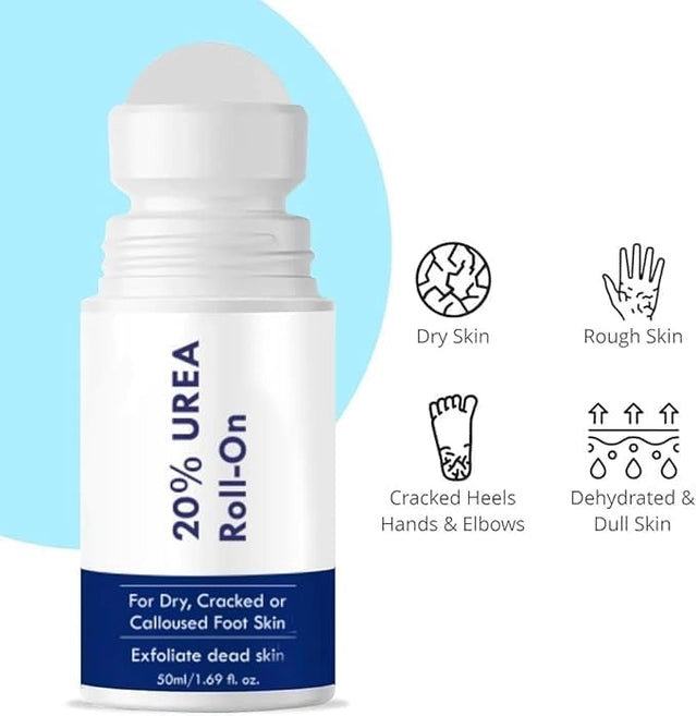 GorEX 20% Urea Foot Cream Roll-On — Cracked Heel Repair (Pack of 2)